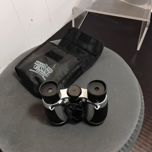 Vivitar Black and Silver Binoculars with Case